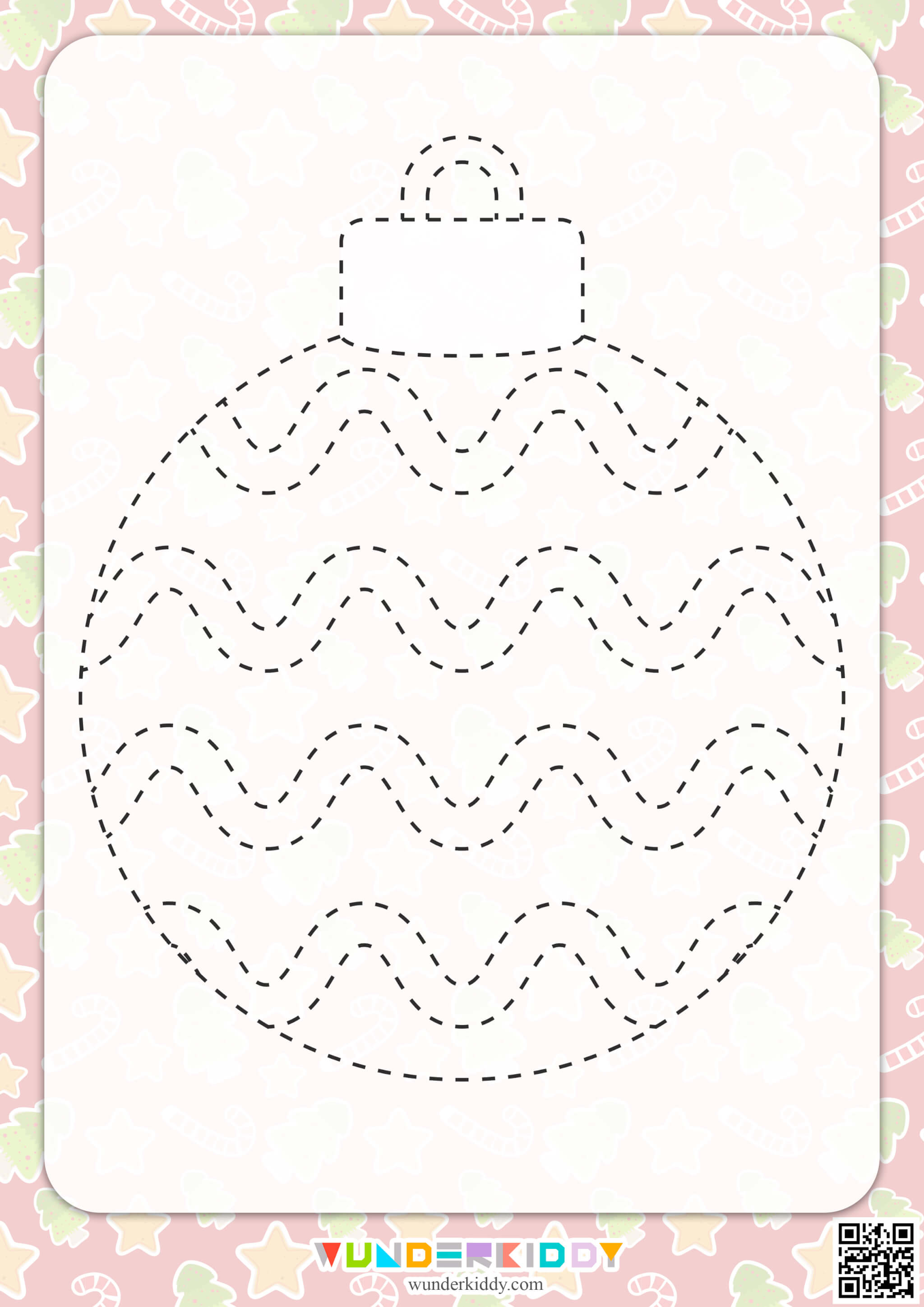 Christmas Ball Tracing Worksheet - Image 4