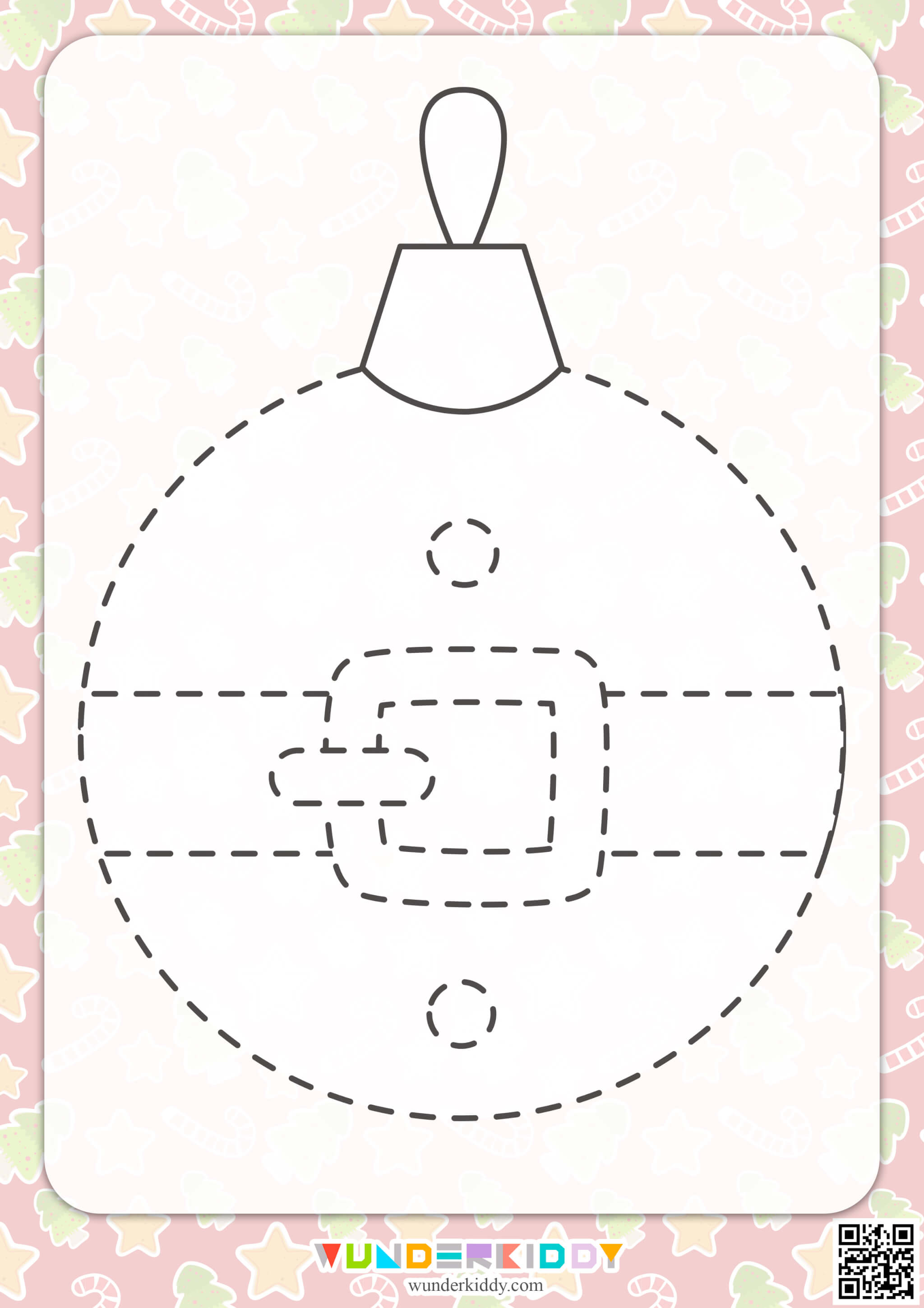 Christmas Ball Tracing Worksheet - Image 7