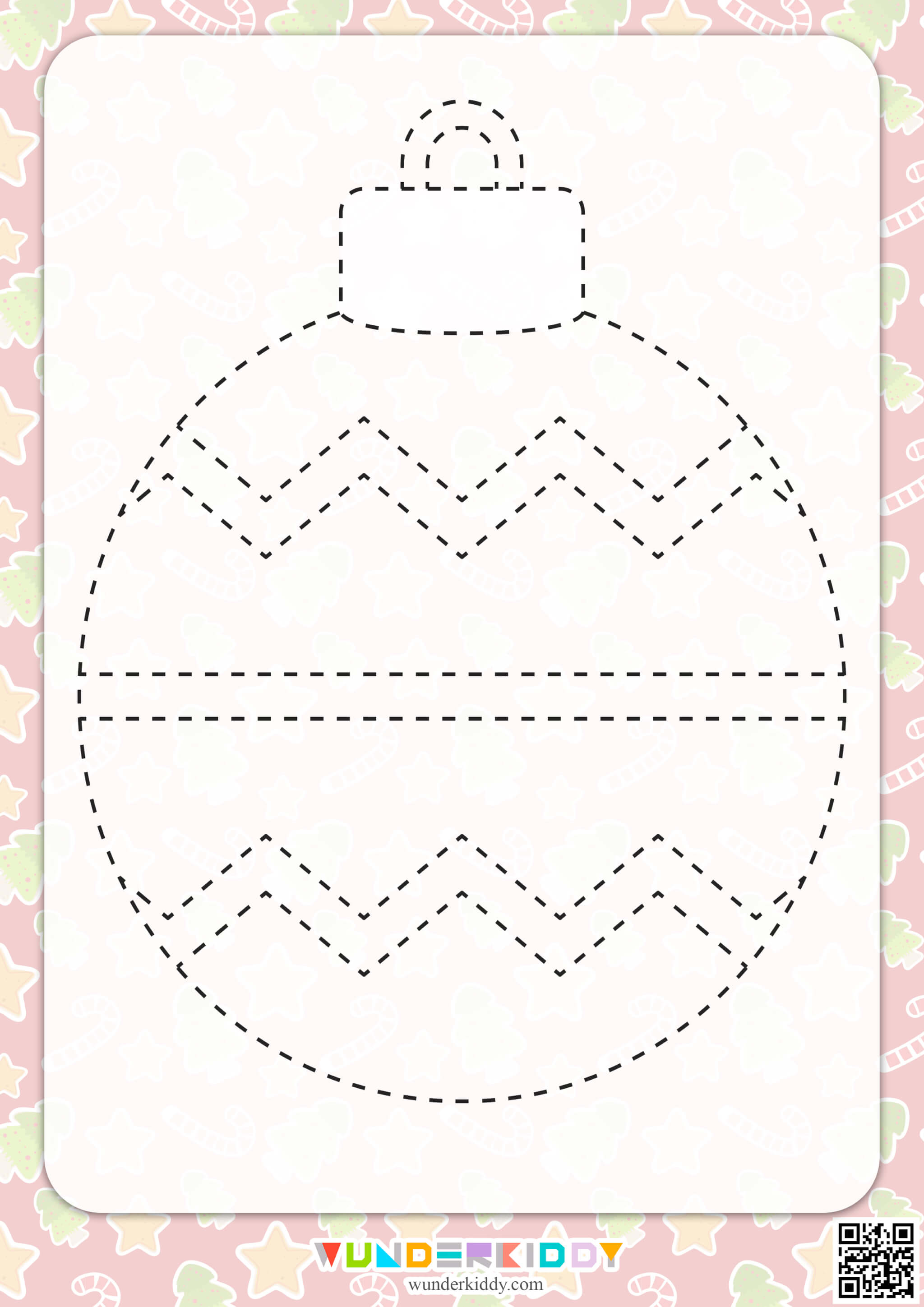 Christmas Ball Tracing Worksheet - Image 10