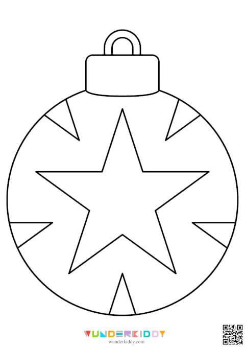 Printable Templates Christmas Ball For Craft