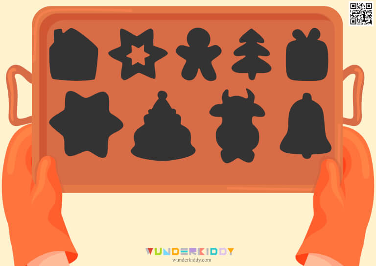Christmas Cookies Printable PDF Activity for Kids
