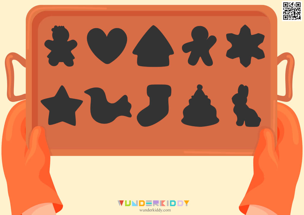 Christmas Cookies Printable PDF Activity for Kids