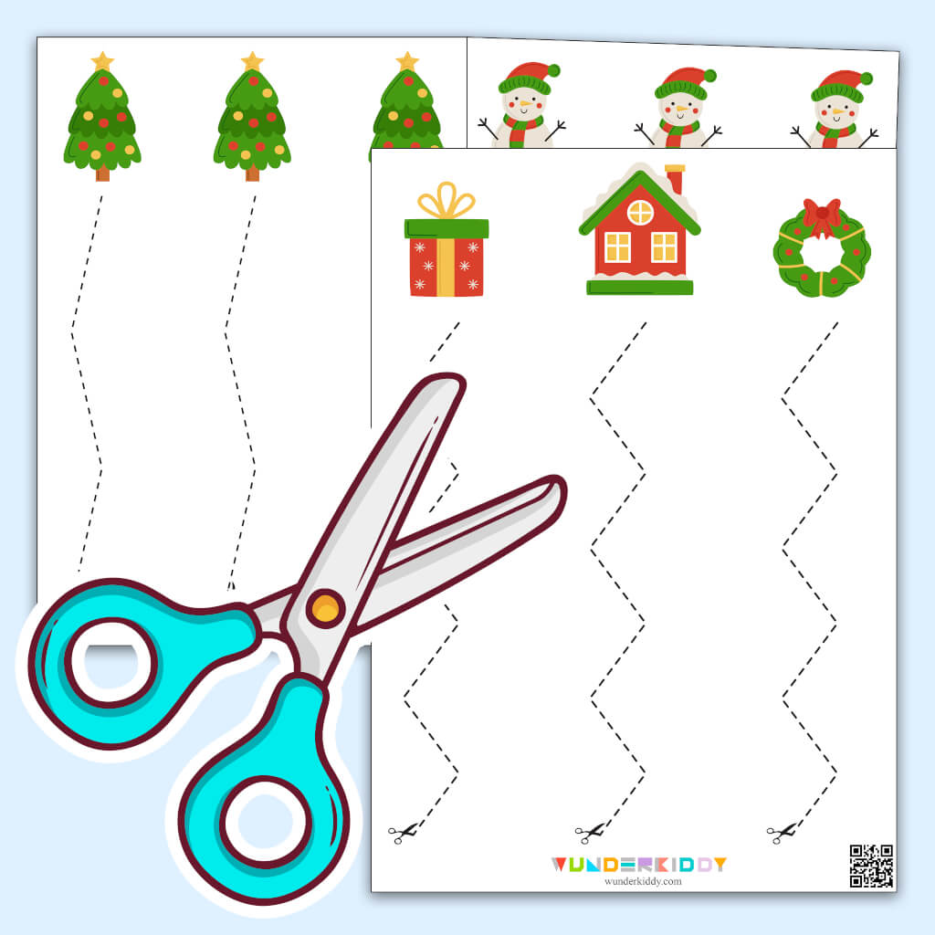 Christmas Cutting Templates Printable PDF