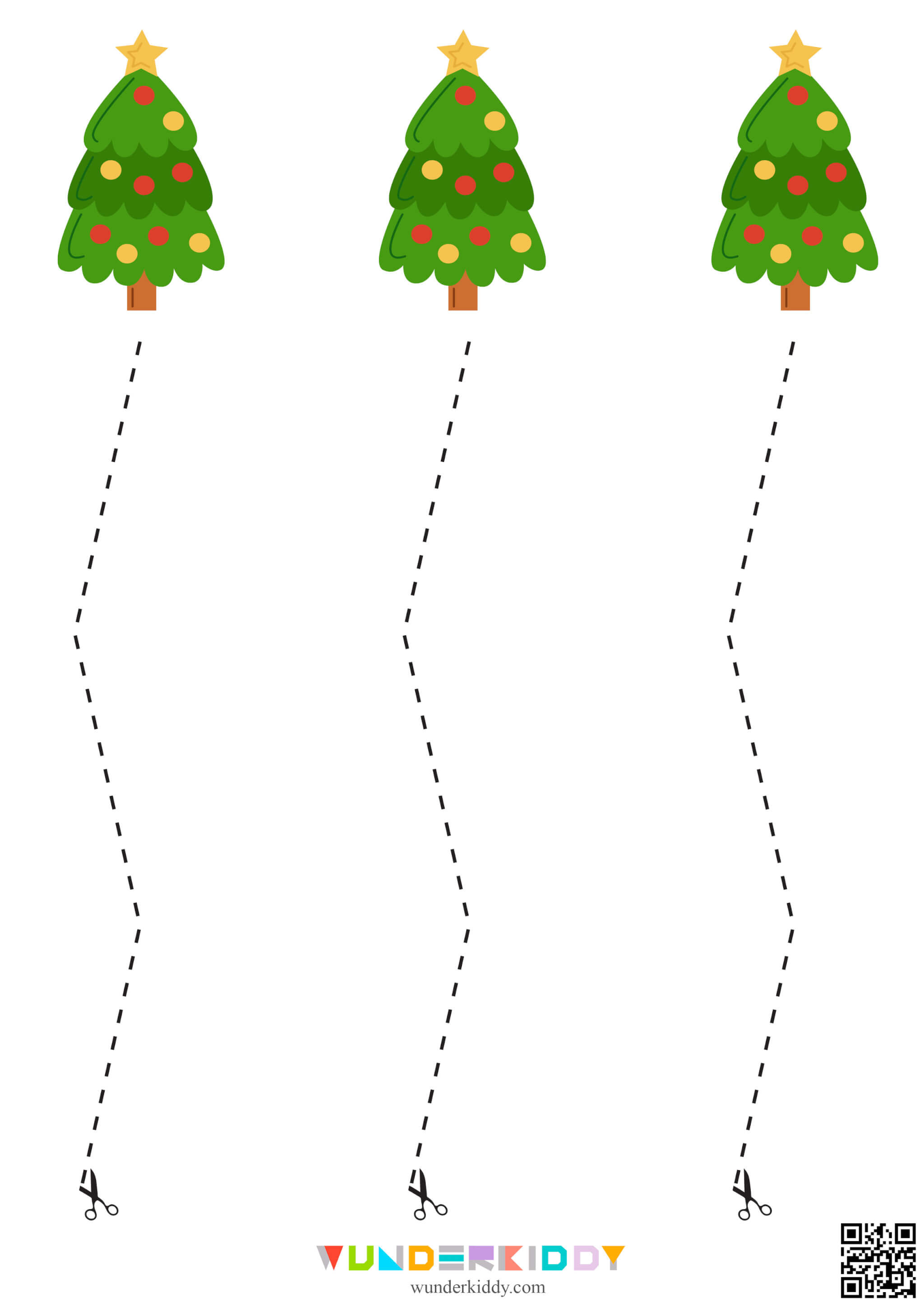 Activity sheet «Christmas Cutting» - Image 3