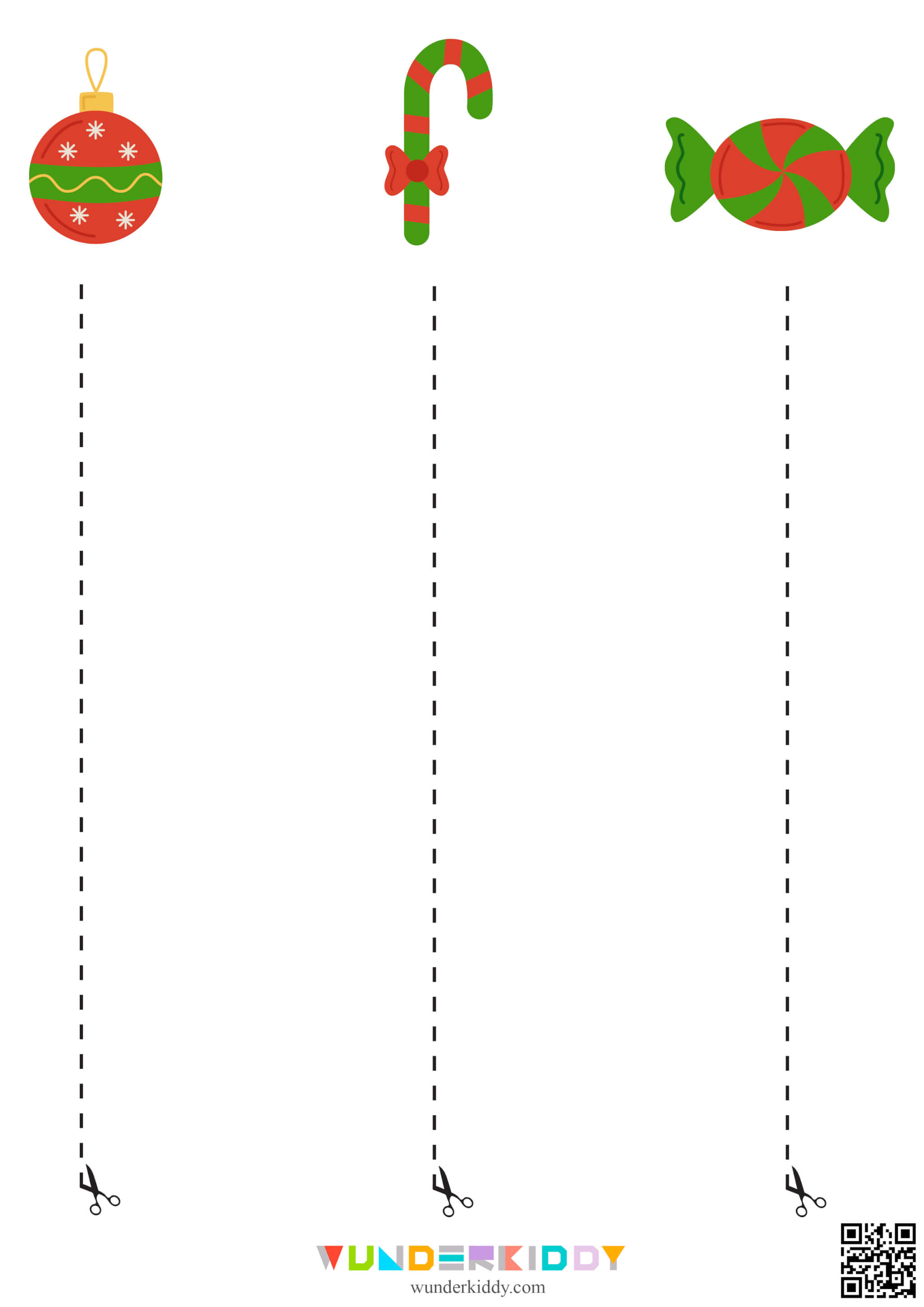 Activity sheet «Christmas Cutting» - Image 4