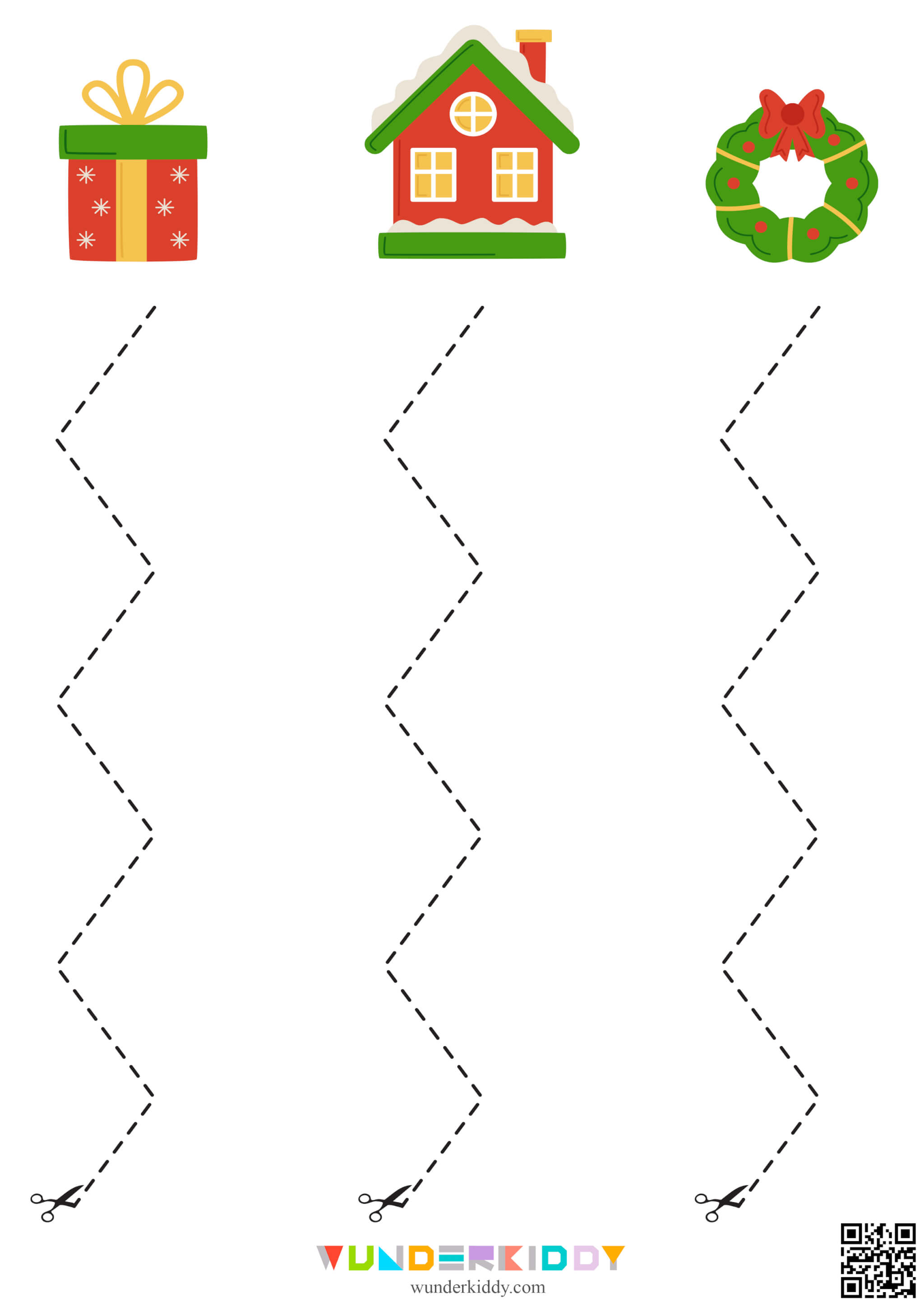 Activity sheet «Christmas Cutting» - Image 6