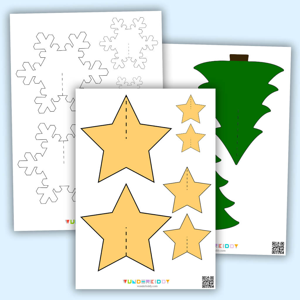 Printable Christmas Decoration Templates For Kindergarten