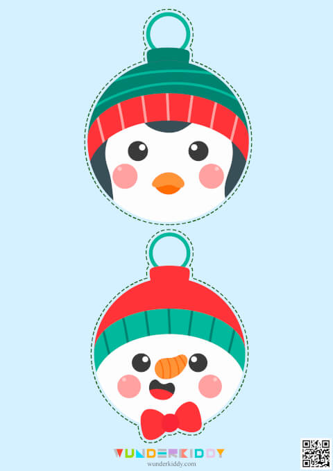 Christmas Tree Toys Templates - Image 3