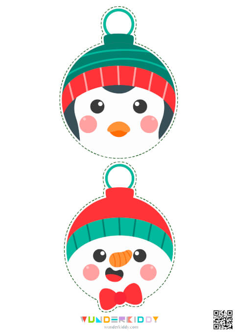 Christmas Tree Toys Templates - Image 3