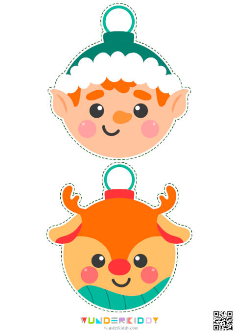 Christmas Tree Toys Templates - Image 4