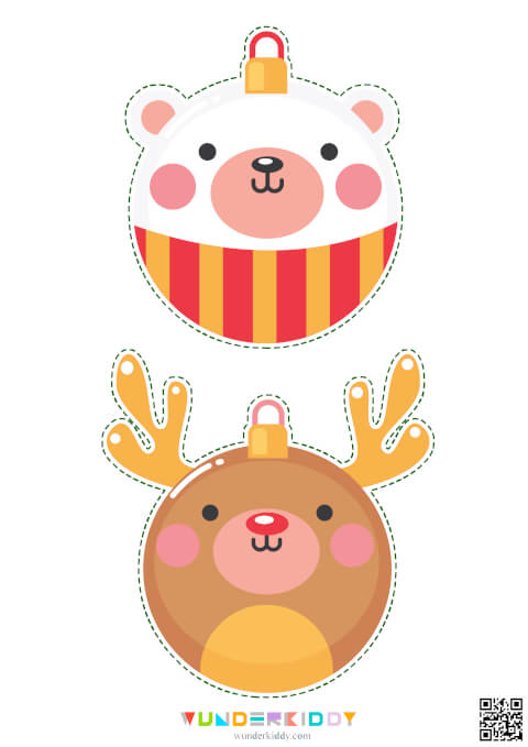 Christmas Tree Toys Templates - Image 5