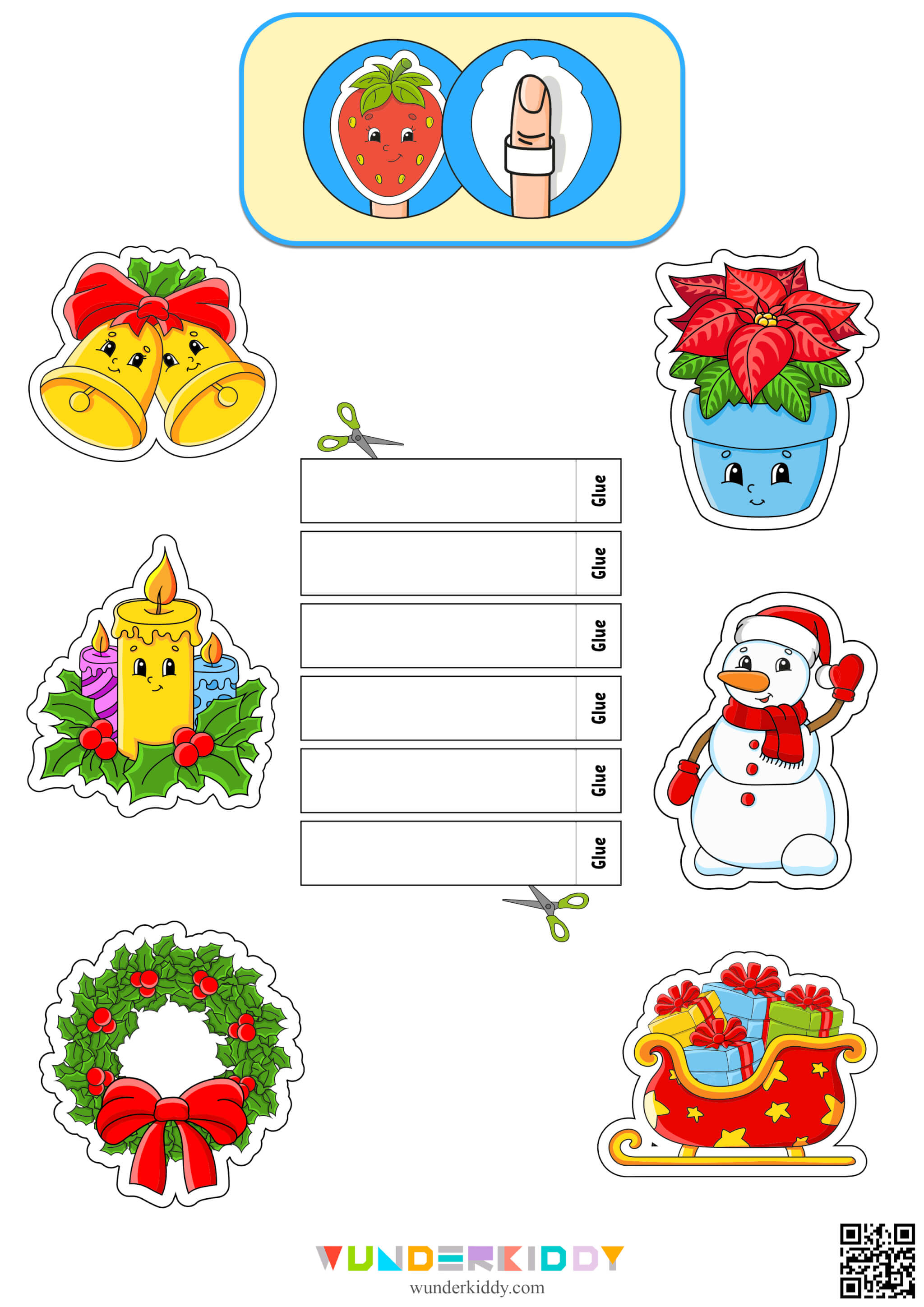 Free Printable Christmas Finger Puppets For Kids PDF