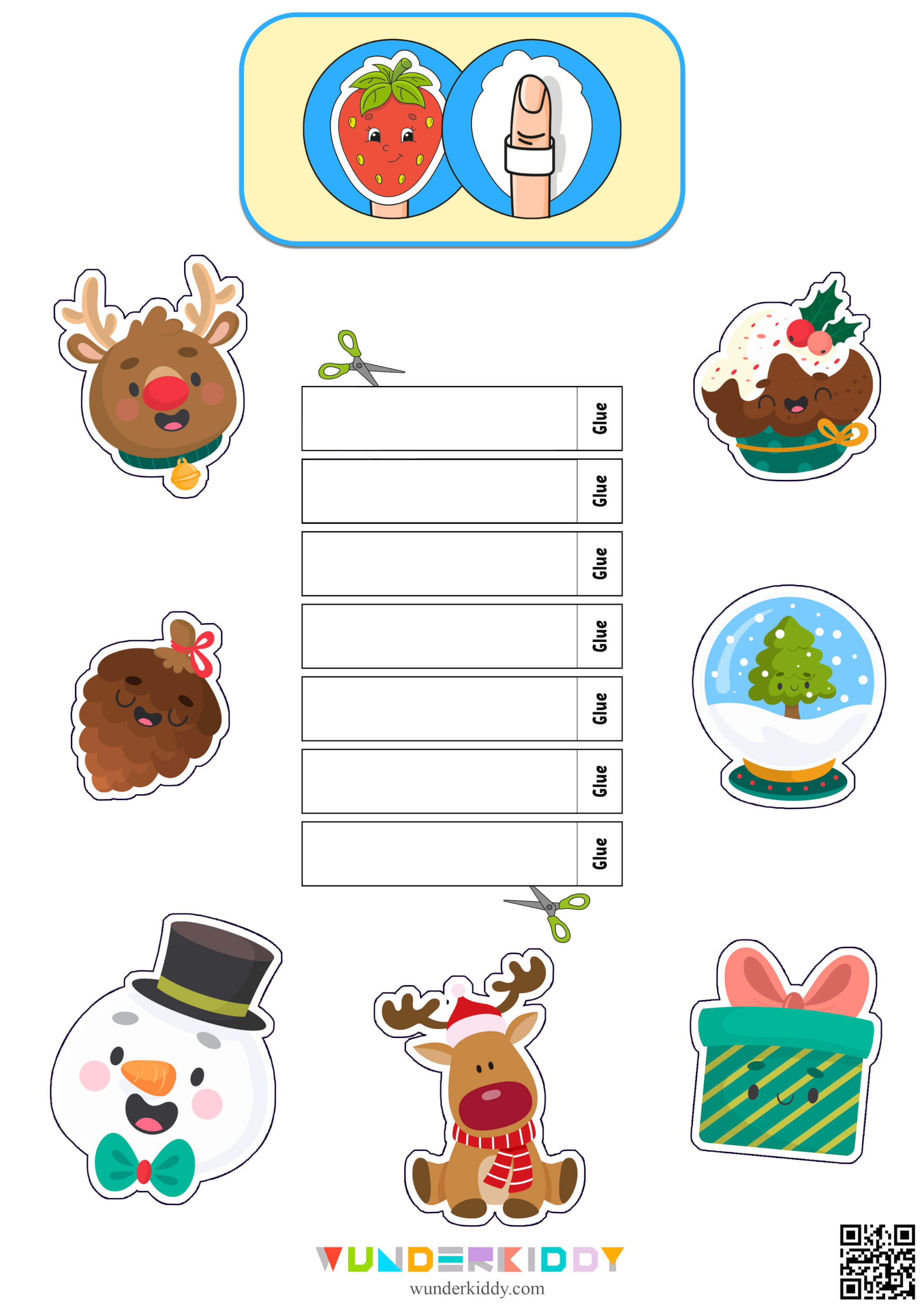 Free Printable Christmas Finger Puppets For Kids PDF