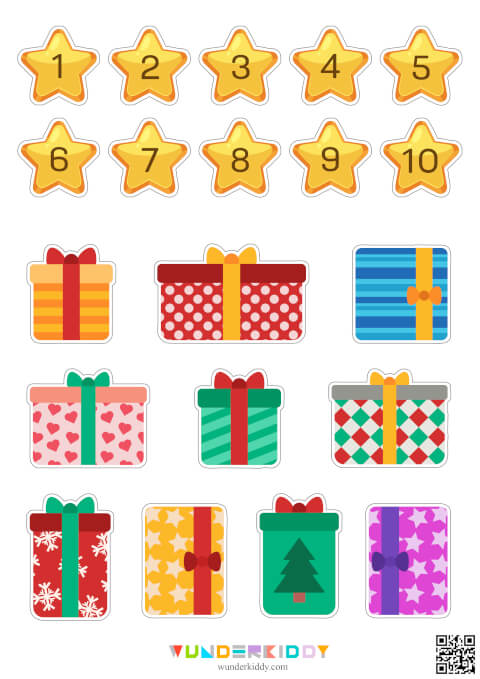 Christmas Counting Game for Preschool - Image 3