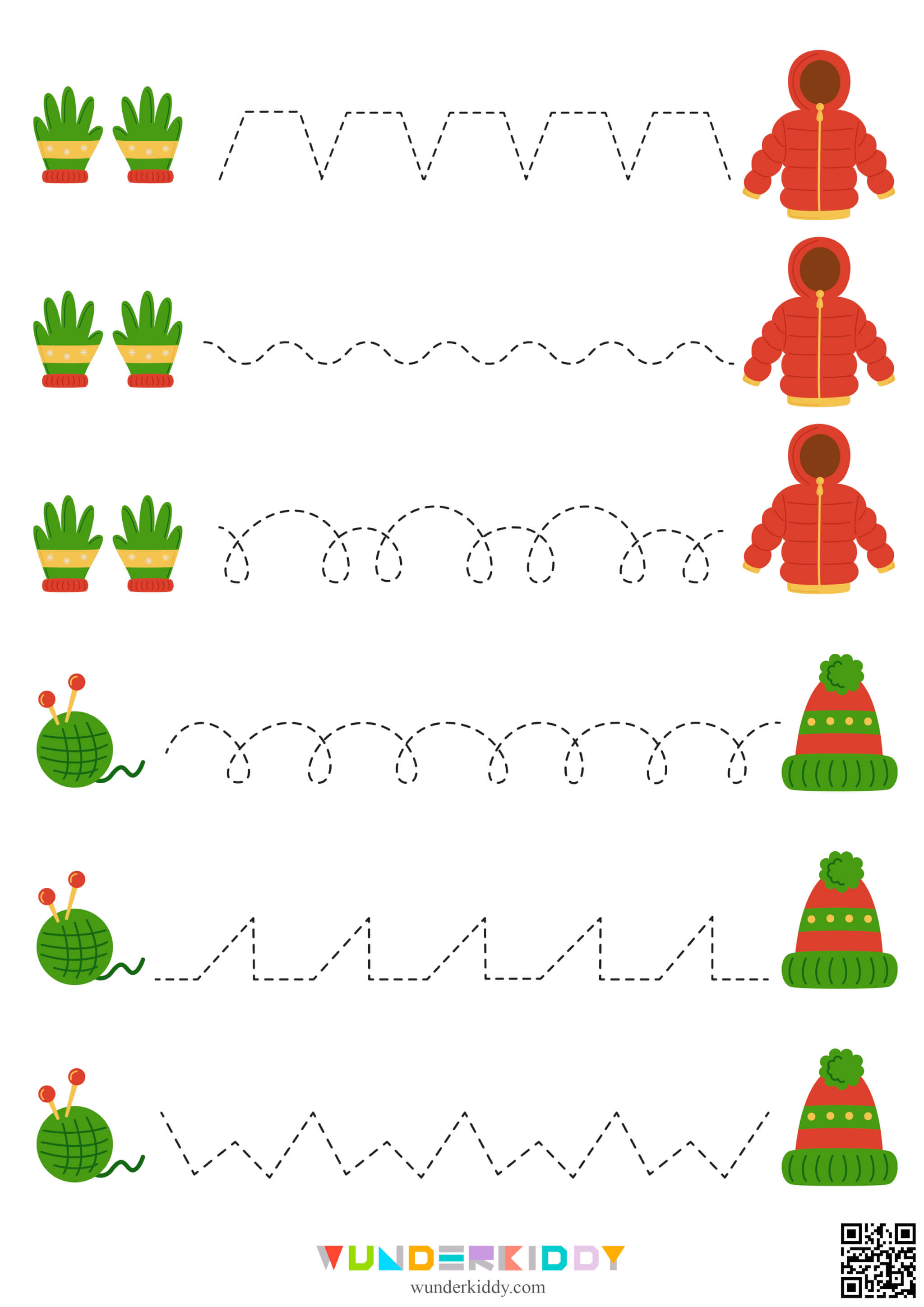 Worksheets «Christmas Handwriting Practice» - Image 2