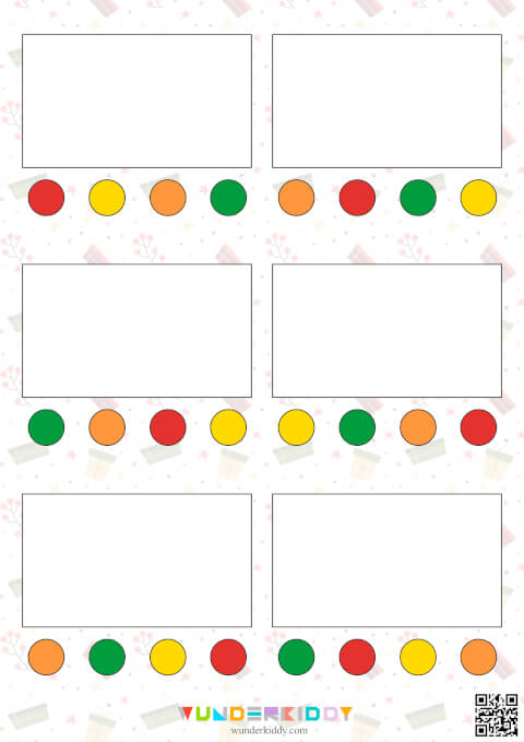 Holiday Light Patterns Worksheets Printable - Image 3