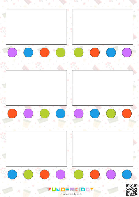Holiday Light Patterns Worksheets Printable - Image 4