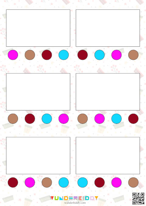 Holiday Light Patterns Worksheets Printable - Image 5