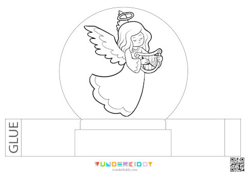 Coloring Pages «Christmas Magic Ball» - Image 3