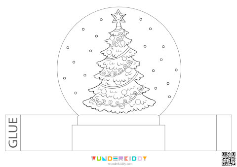 Coloring Pages «Christmas Magic Ball» - Image 5