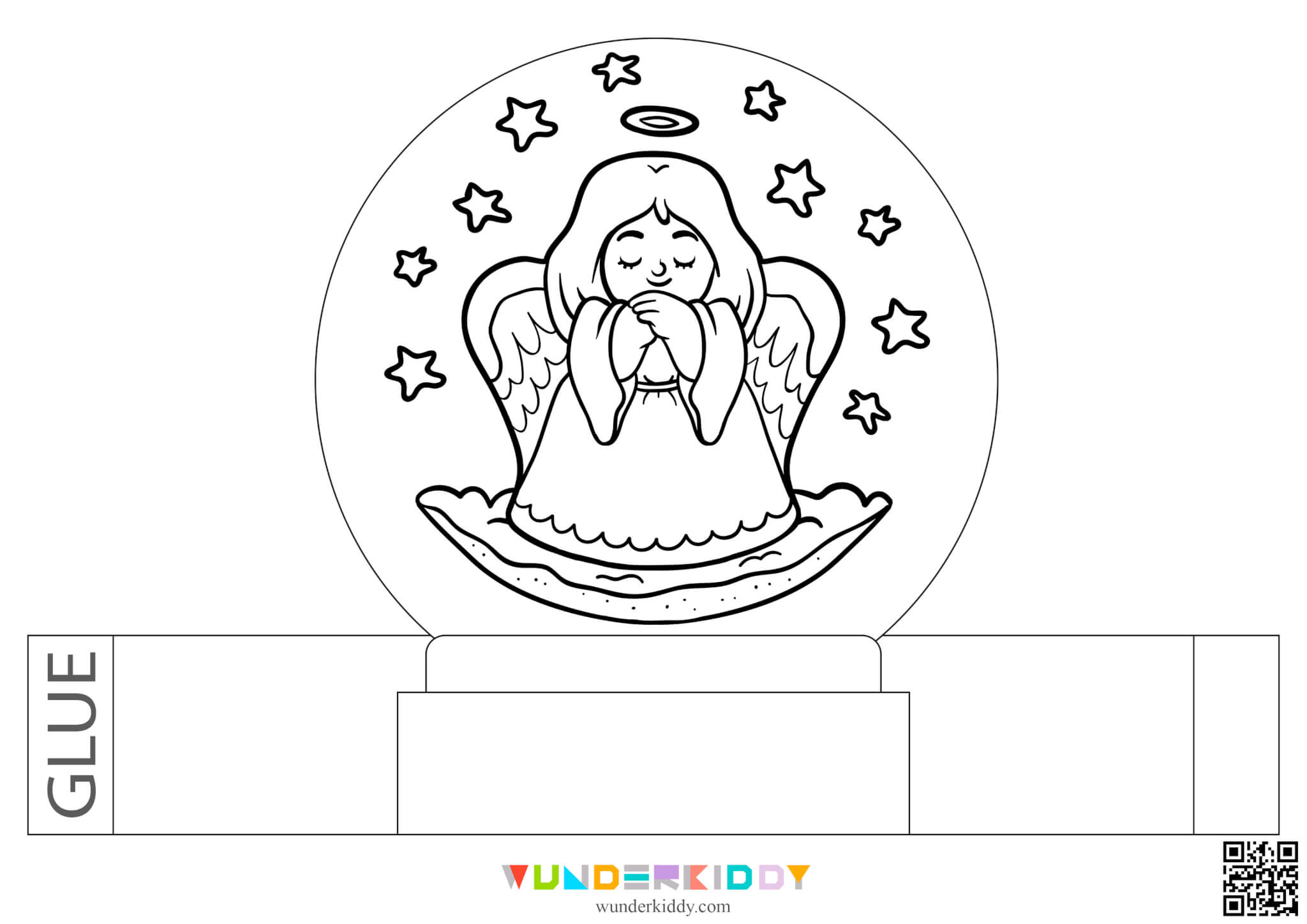Coloring pages «Christmas Magic Ball»