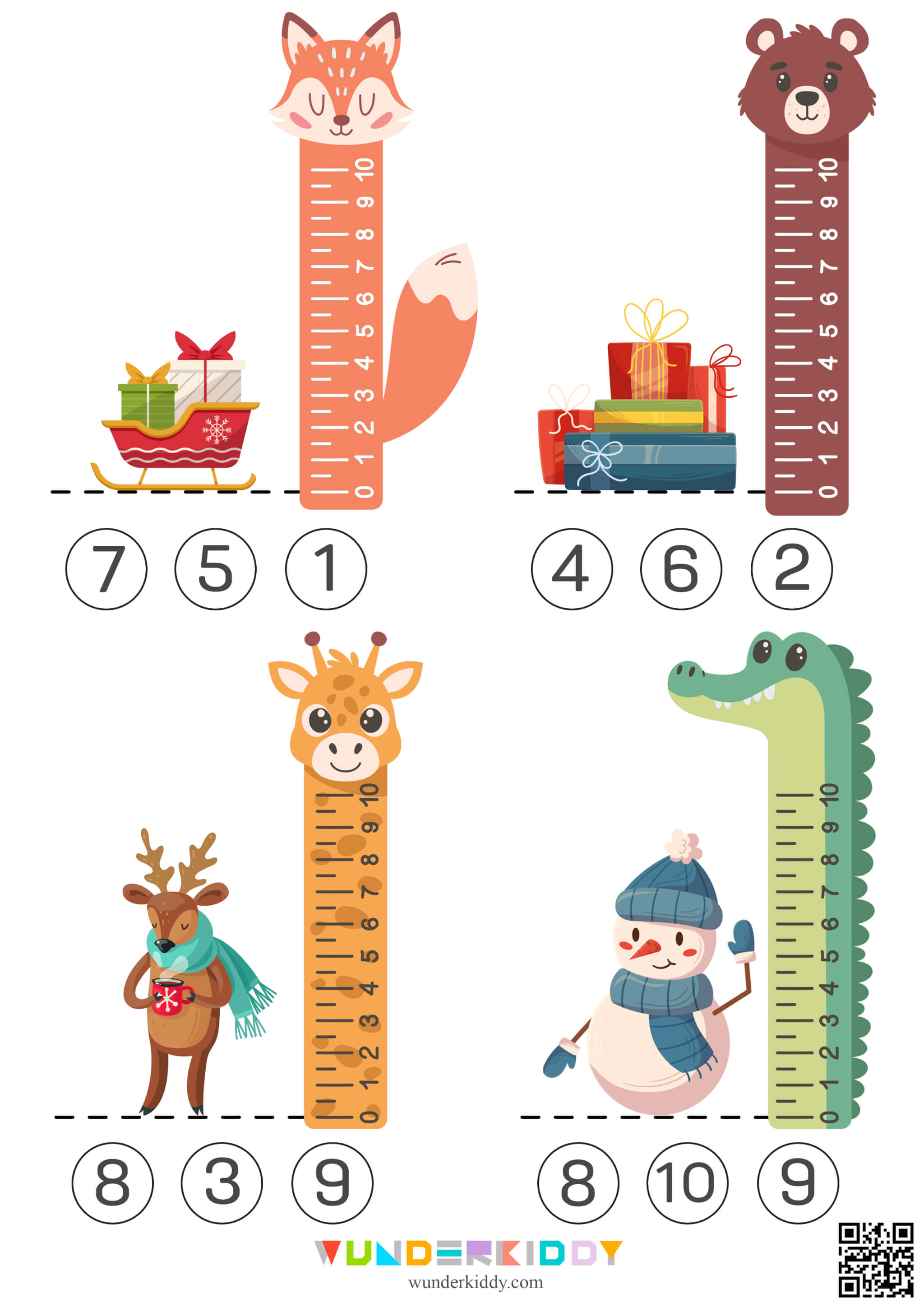 Christmas Measurement Worksheets - Image 3