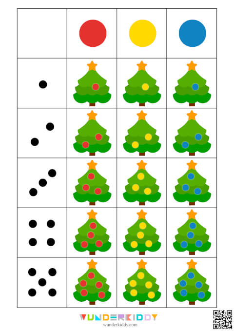 Christmas Ornament Sorting Activity - Image 3
