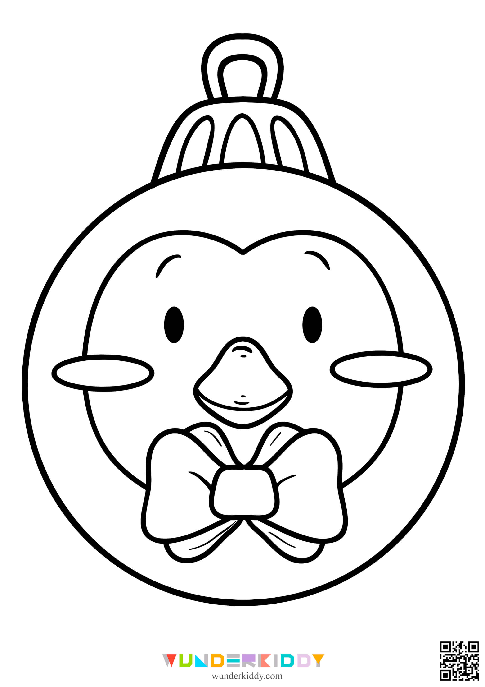 Christmas Ornament Coloring Pages - Image 7