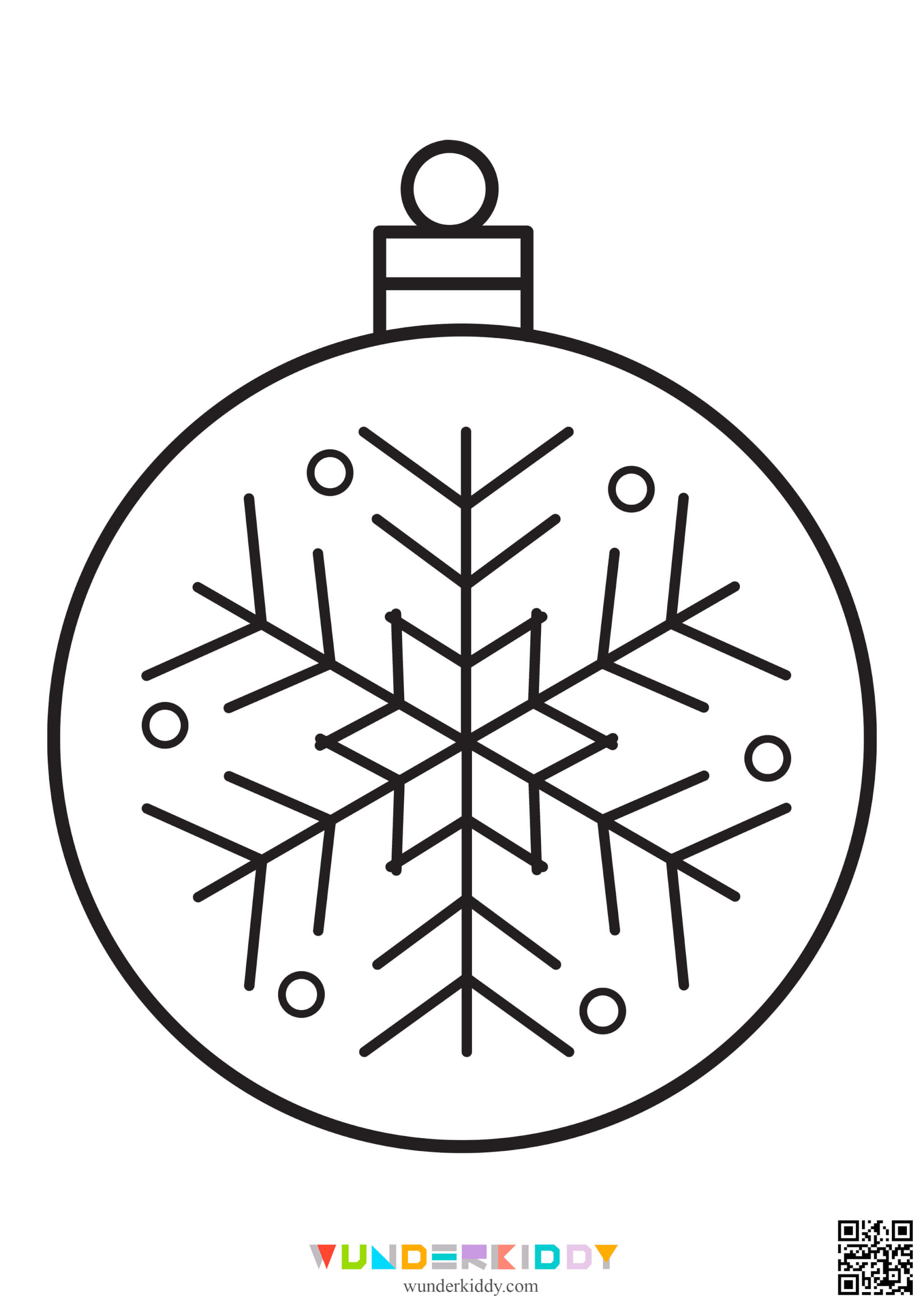 Christmas Ornament Coloring Pages - Image 8