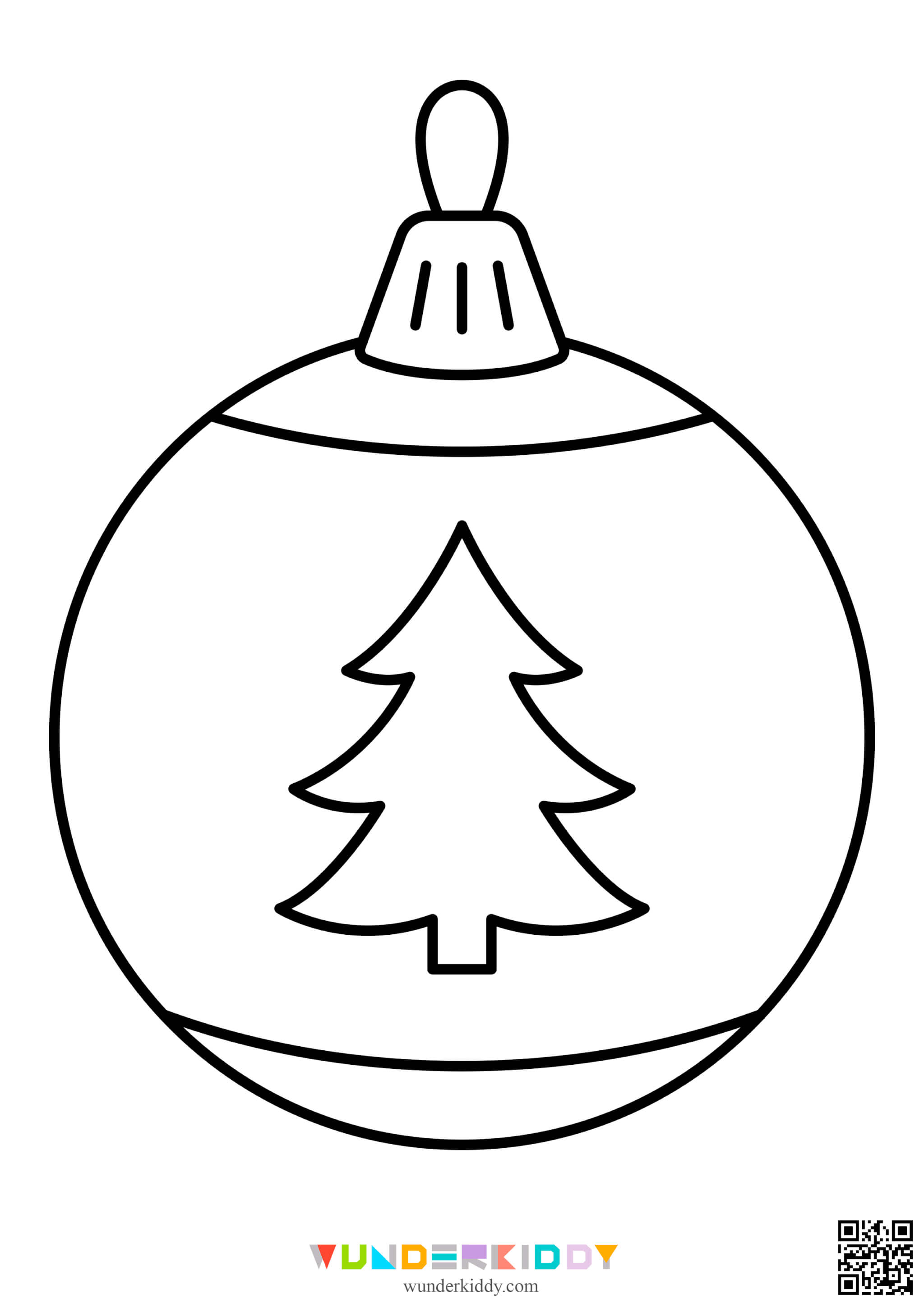 Christmas Ornament Coloring Pages - Image 12