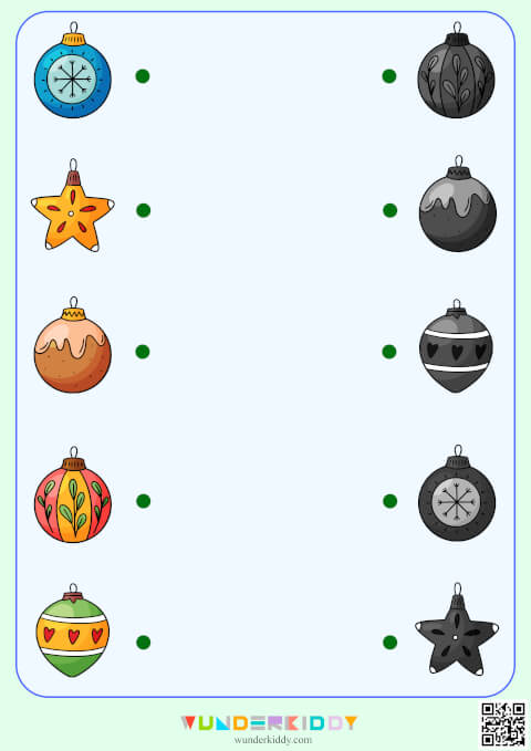 Worksheet «Christmas Ornaments» - Image 4