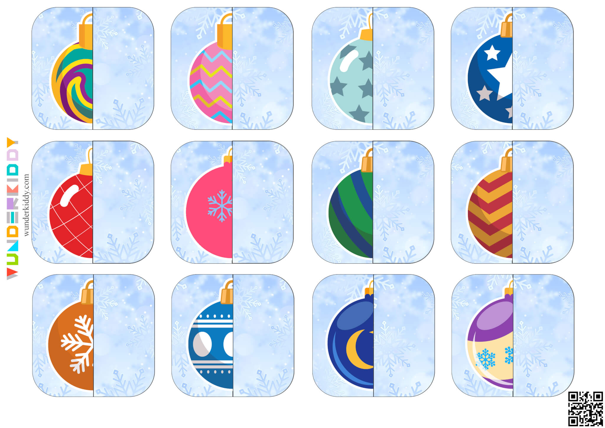 Christmas Ornaments Matching Game - Image 4