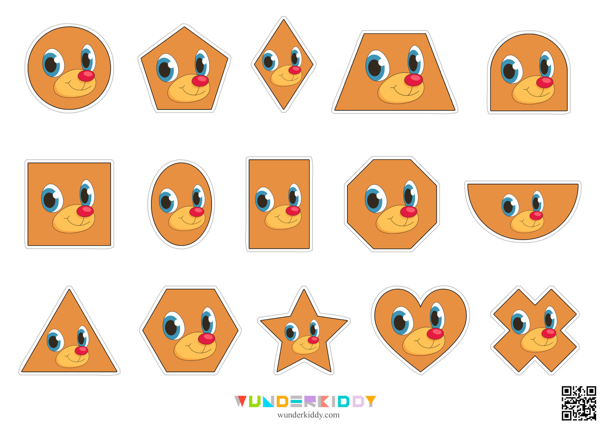 Развивающая игра с фигурами «Рождественские олени» - Изображение 3