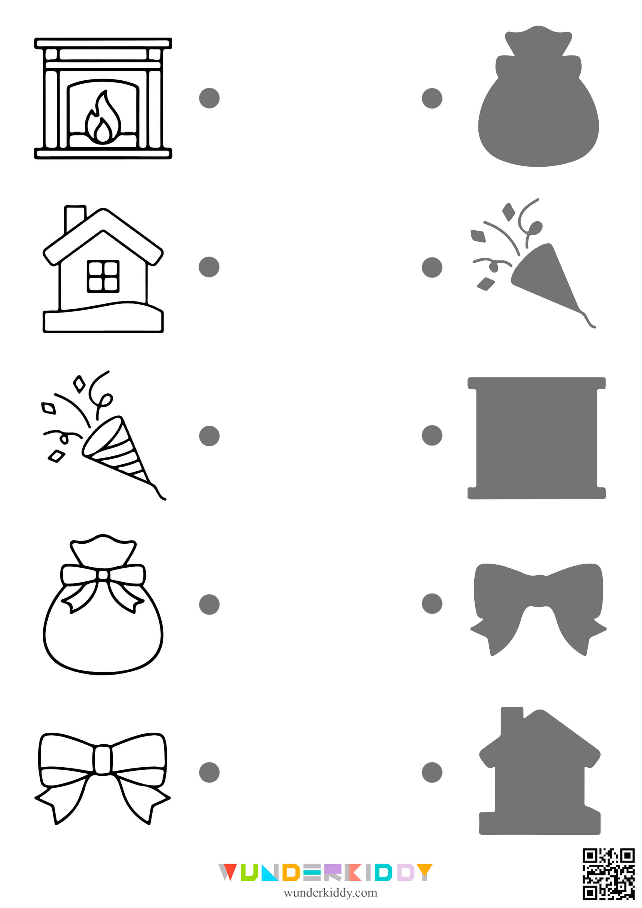 Christmas Shadow Match Printable - Image 6