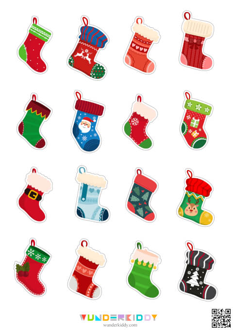 Новогодняя игра на внимание «Носочки» - Изображение 4