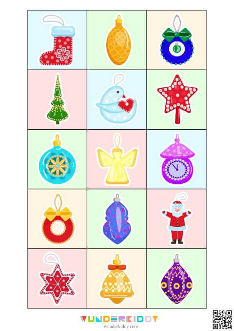 Christmas Toys Matching Cards - Image 3