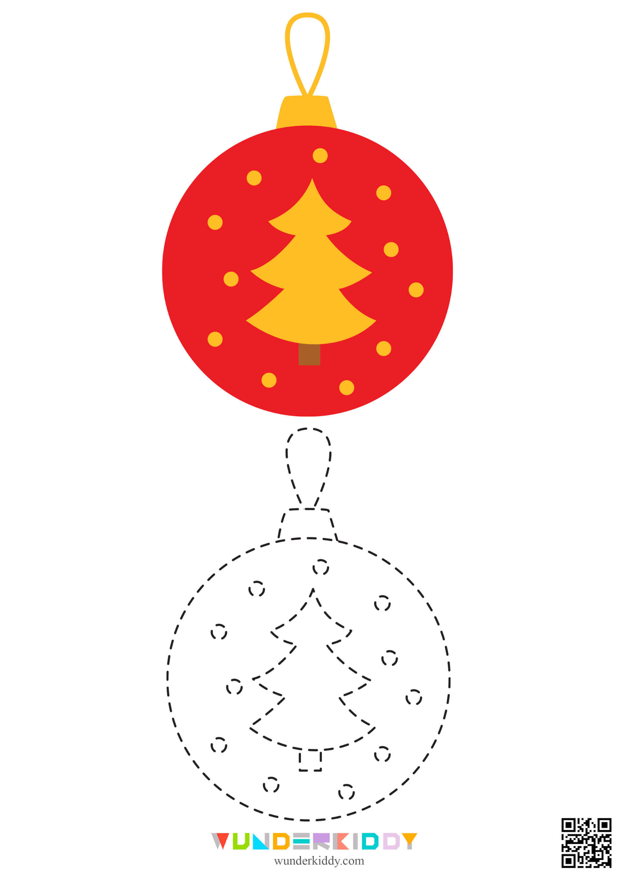 Worksheet «Christmas Trace and Color» - Image 12