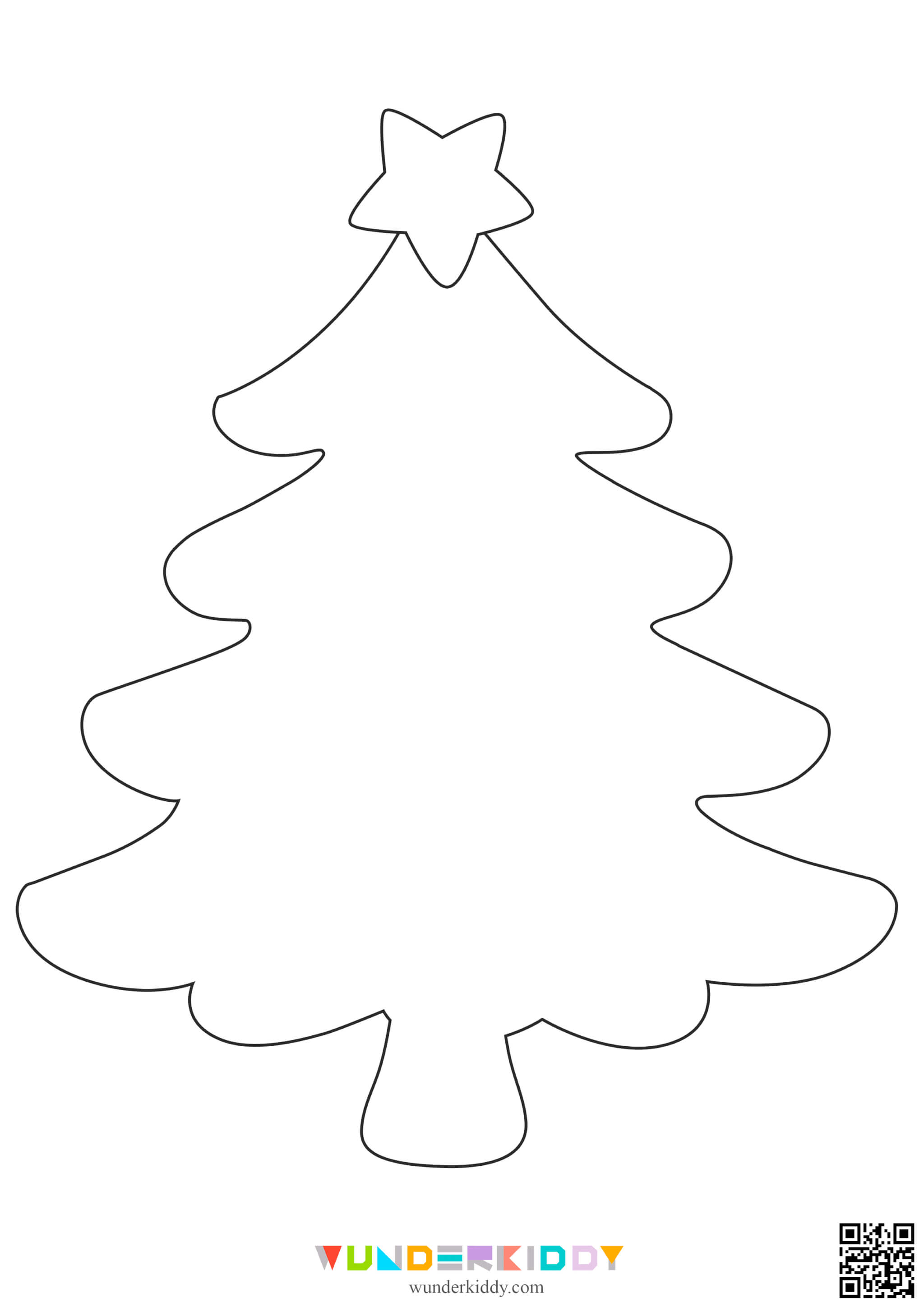 Free Printable Christmas Tree Templates For Kids Craft