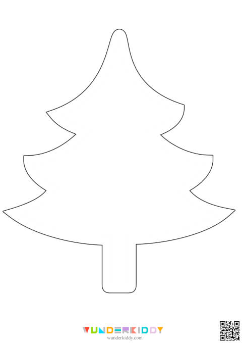 Free Printable Christmas Tree Templates for Kids Craft