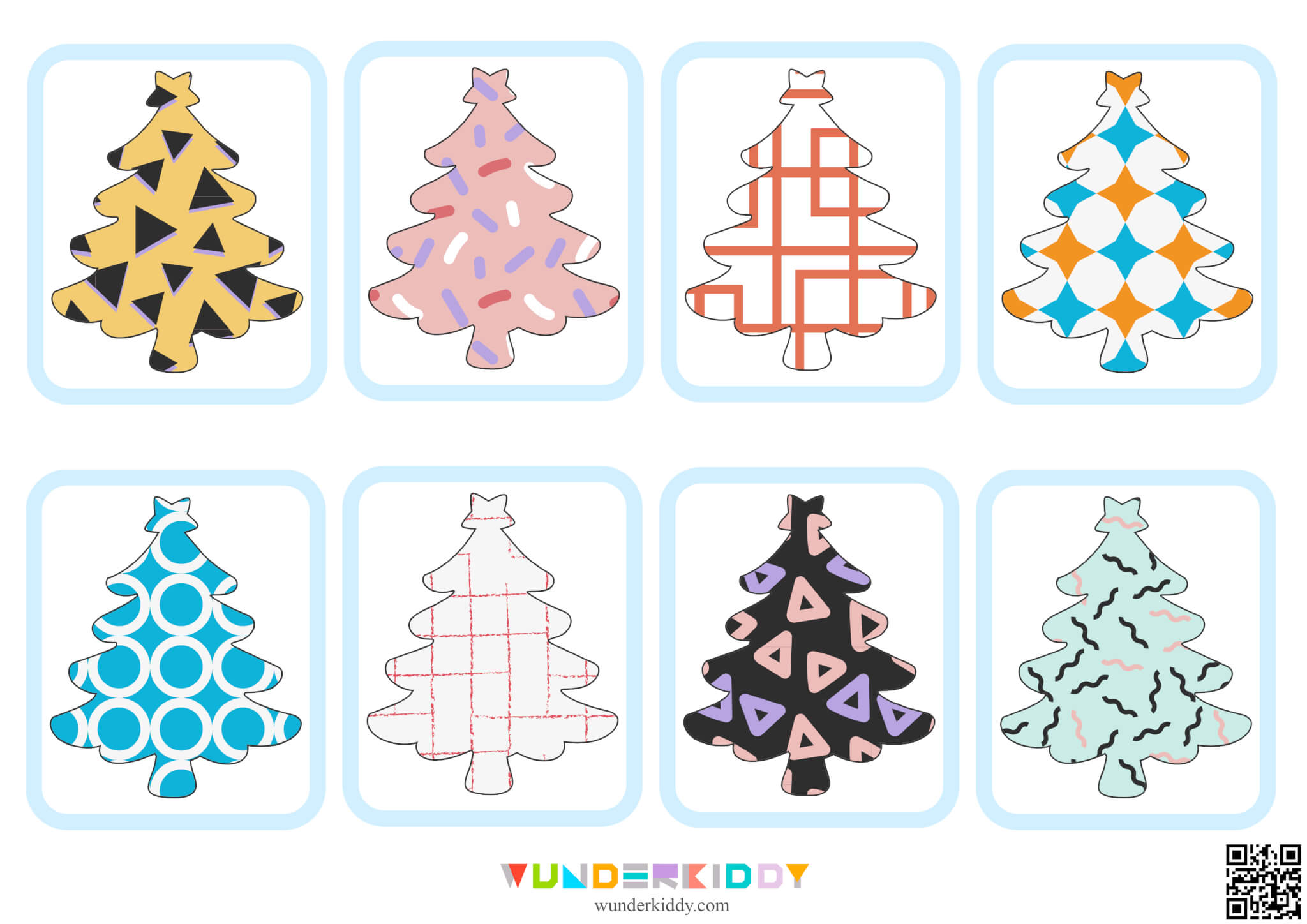 Christmas Tree Matching Card Game - Image 6