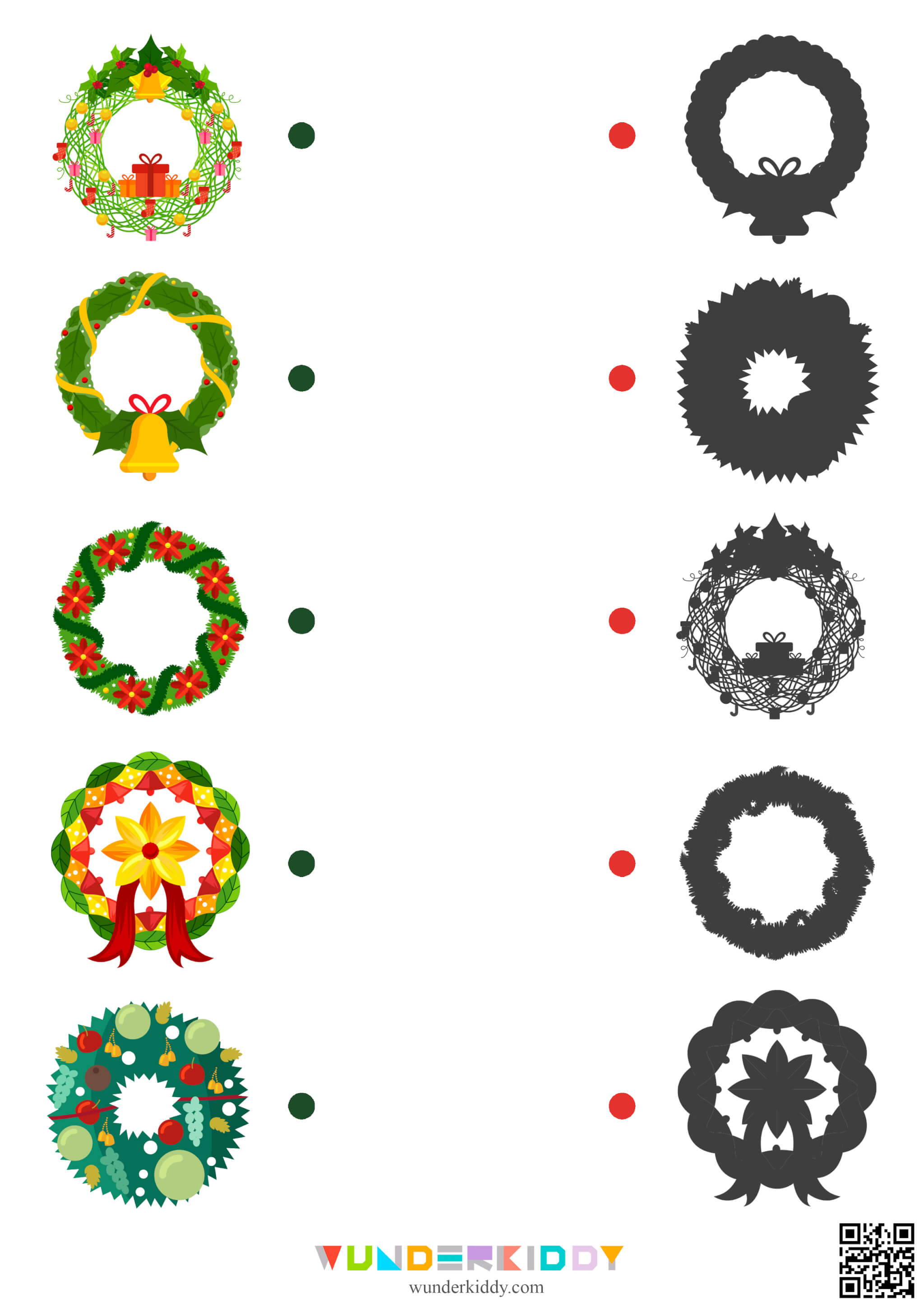 Arbeitsblätter zum Thema Weihnachtskranz - Bild 5