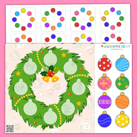 Гра на липучках «Різдвяний вінок» - Зображення 2
