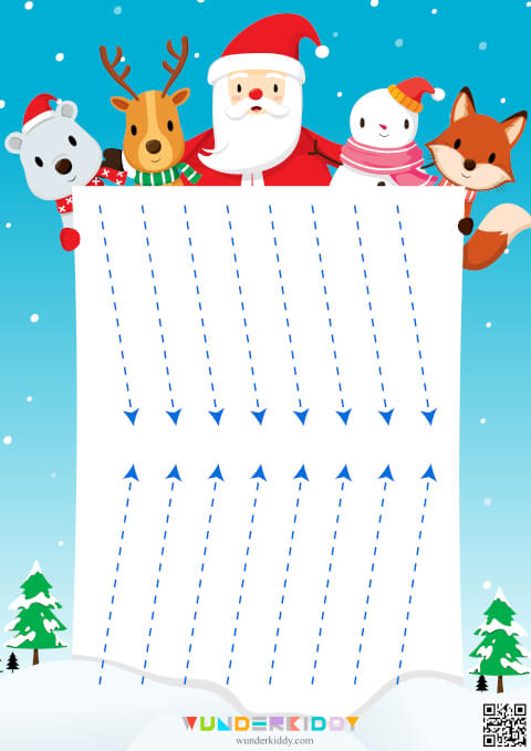Worksheet «Christmas Writing» for kids - Image 10