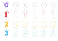 Worksheets «Outline figures» - Download or print for free