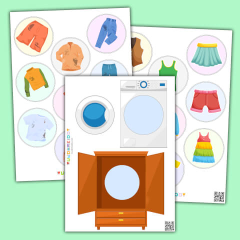 Clean and Dirty Laundry Sorting Activity - Image 2
