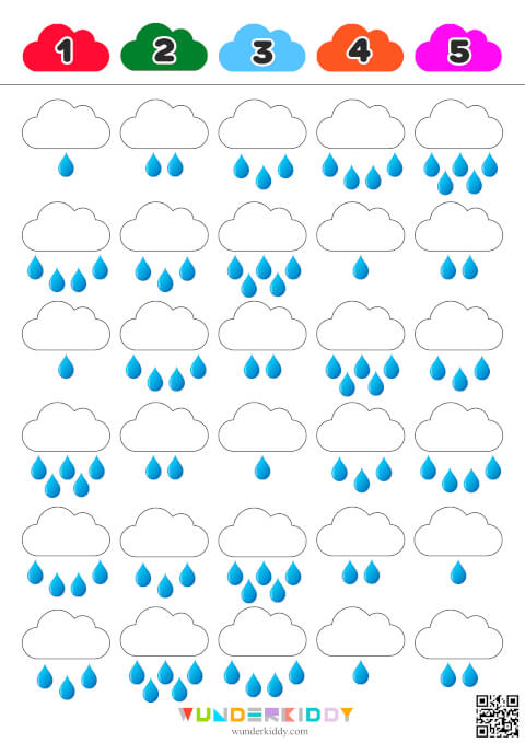 Übung «Wolke zählen und zuordnen» - Bild 2