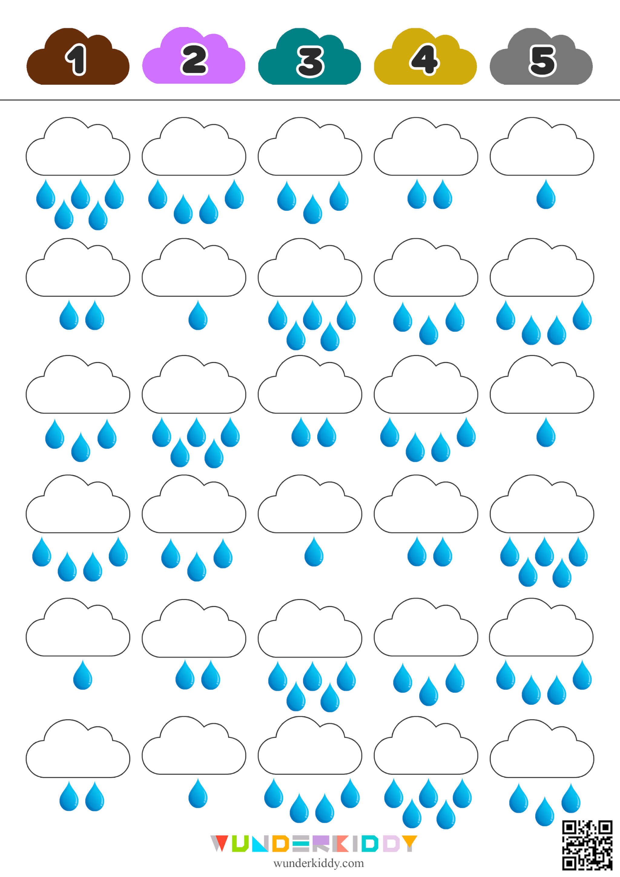 Übung «Wolke zählen und zuordnen» - Bild 4