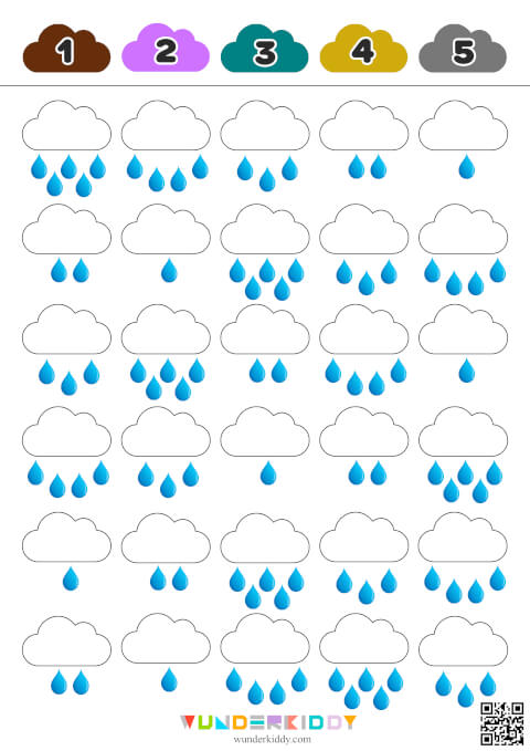 Übung «Wolke zählen und zuordnen» - Bild 4