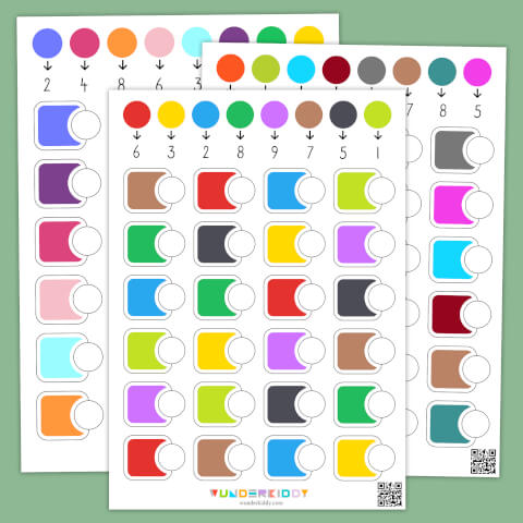 Color and Number Association Activity - Image 2