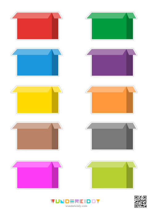 Игра на сортировку «Цветные коробки» - Изображение 4